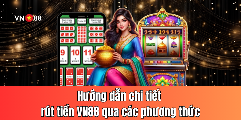Hướng dẫn chi tiết rút tiền VN88 qua các phương thức